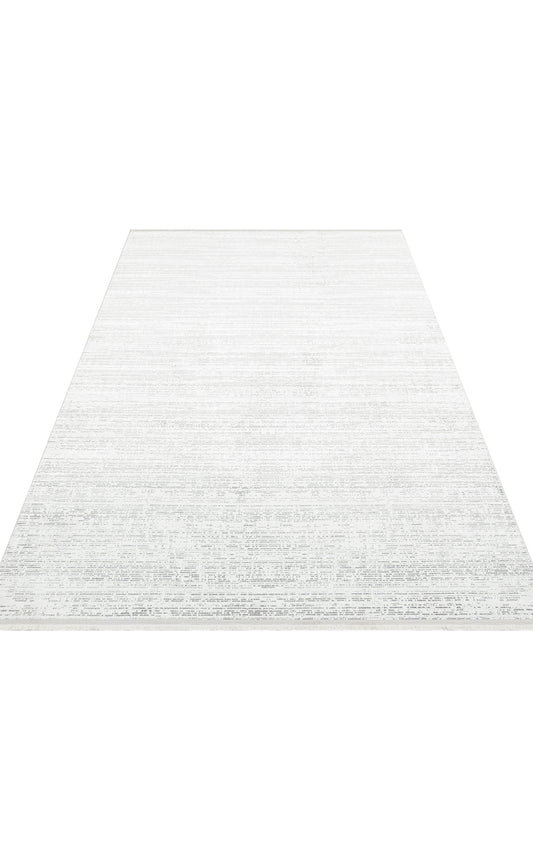 Sateen ST101 Light Grey Dokuma Salon Koridor Mutfak Halısı