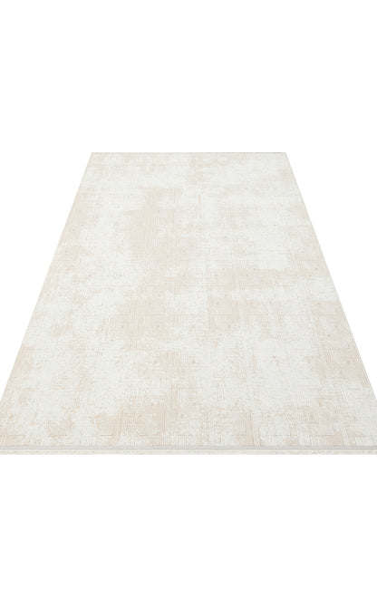 Sateen ST109 Cream Beige Dokuma Salon Koridor Mutfak Halısı