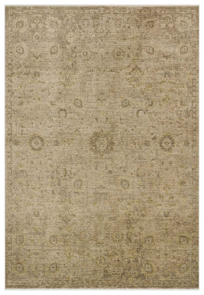 Depaca DP01 Yeşil Vintage Salon Oturma Odası Halısı detay