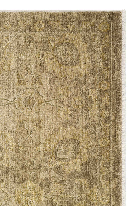 Depaca DP01 Yeşil Vintage Salon Oturma Odası Halısı detay