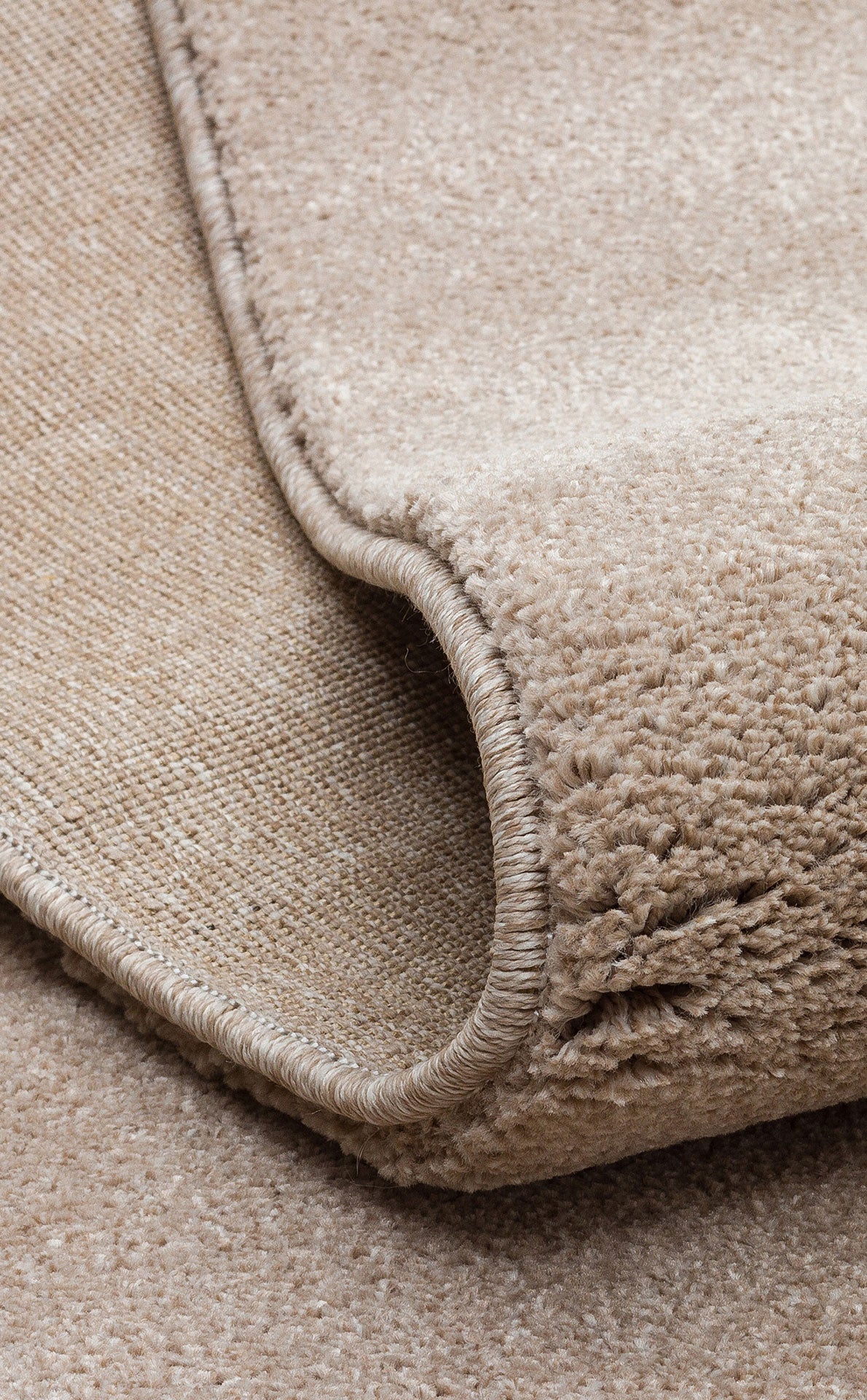 Lotto Plain Beige Dokuma Salon Koridor Mutfak Halısı