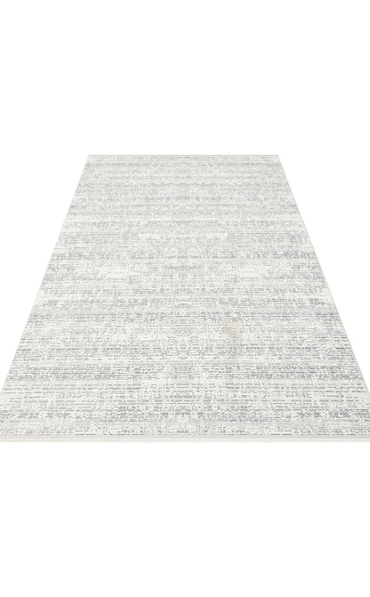 Sateen ST101 Light Grey Dokuma Salon Koridor Mutfak Halısı