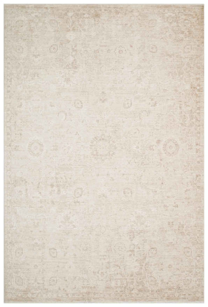 Depaca DP01 Krem Vintage Salon Oturma Odası Halısı detay