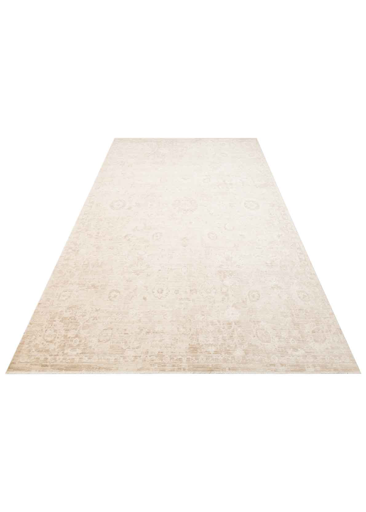 Depaca DP01 Krem Vintage Salon Oturma Odası Halısı detay