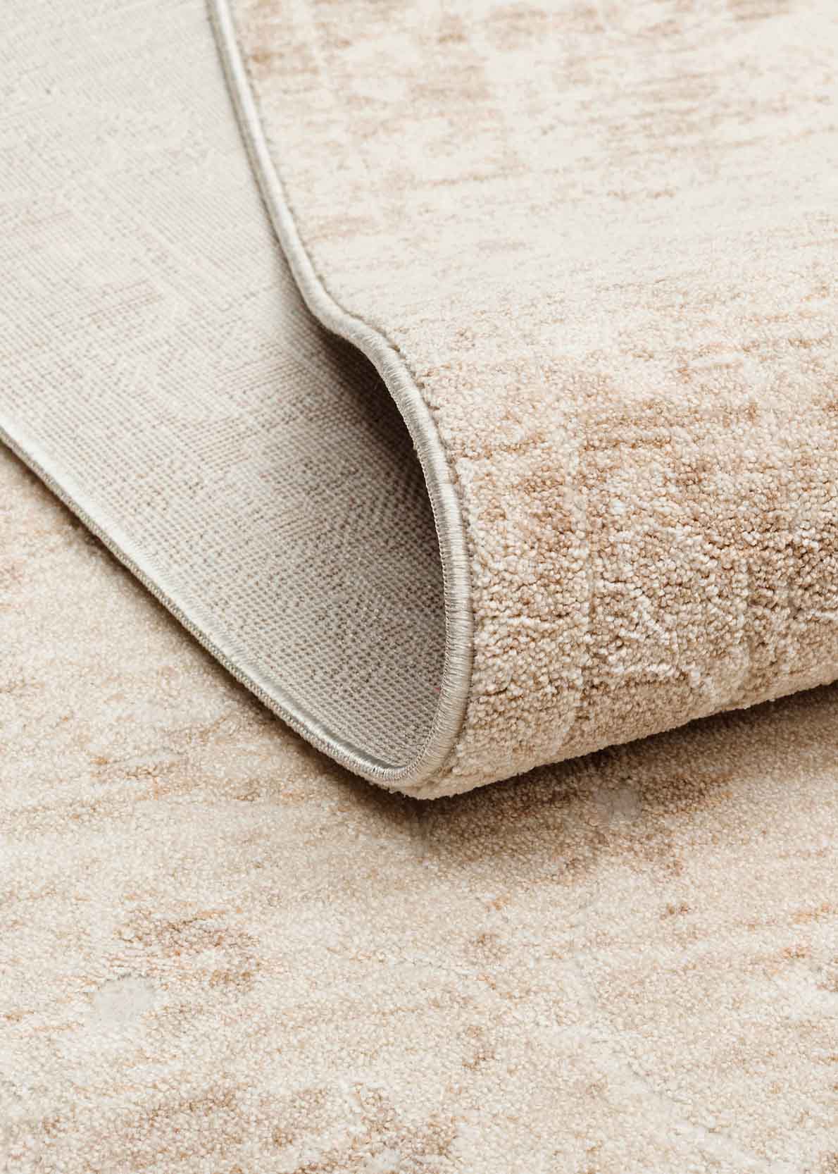 Depaca DP01 Krem Vintage Salon Oturma Odası Halısı detay