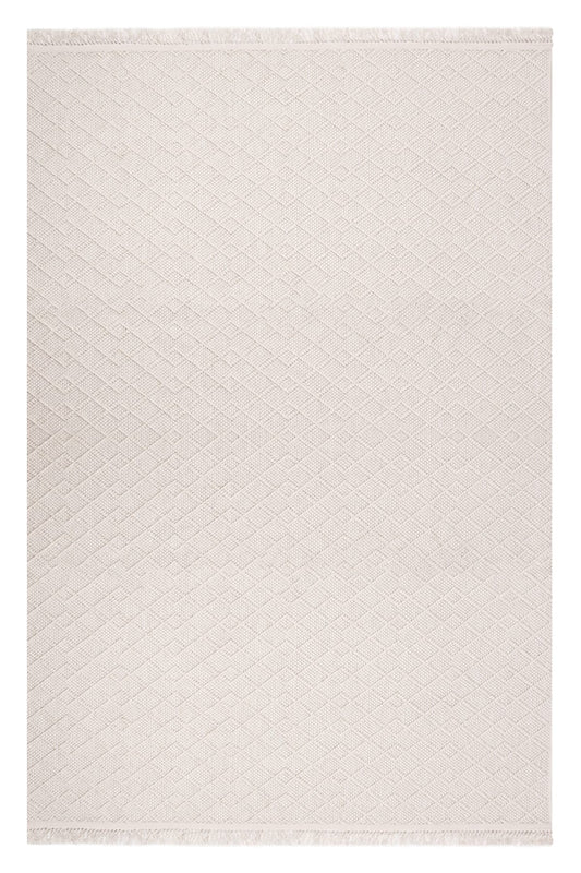 Skyet SKT0107 Krem Bukle Dokuma Minimalist İskandinav Halı