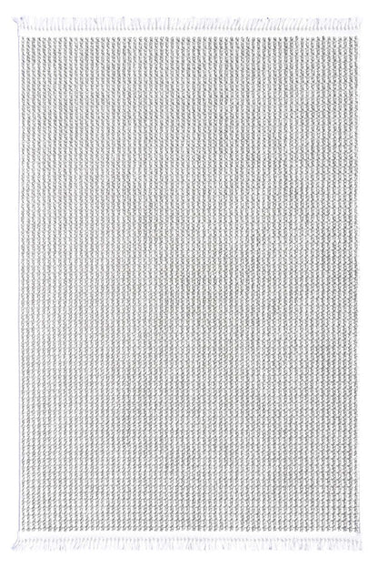 Skyet SKT0401 Grey Bukle Dokuma Minimalist İskandinav Halı