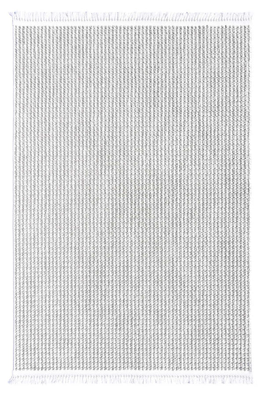 Skyet SKT0401 Grey Bukle Dokuma Minimalist İskandinav Halı
