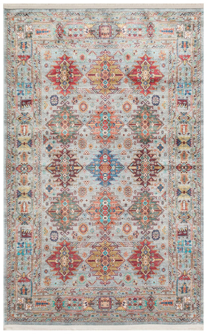 Kadim Aqua KDM06 Antik Desenlere Sahip Makinede Yıkanabilir Vintage Salon Oturma odası Koridor Mutfak Halısı