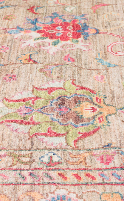 Kadim Beige KDM08 Antik Desenlere Sahip Makinede Yıkanabilir Vintage Salon Oturma odası Koridor Mutfak Halısı