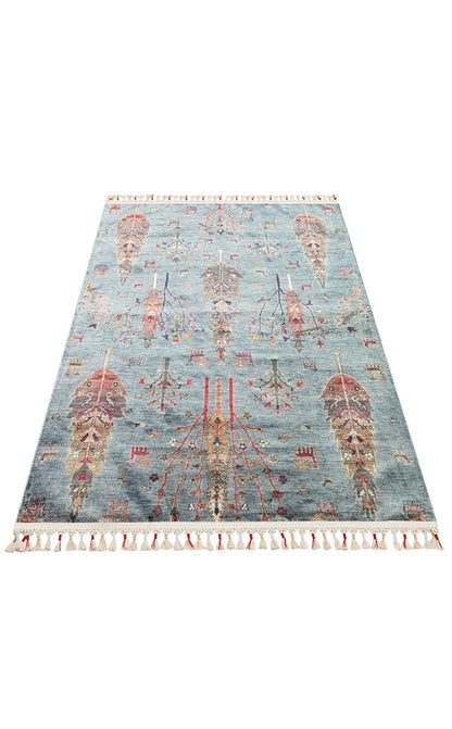 Kadim Aqua KDM09 Antik Desenlere Sahip Makinede Yıkanabilir Vintage Salon Oturma odası Koridor Mutfak Halısı