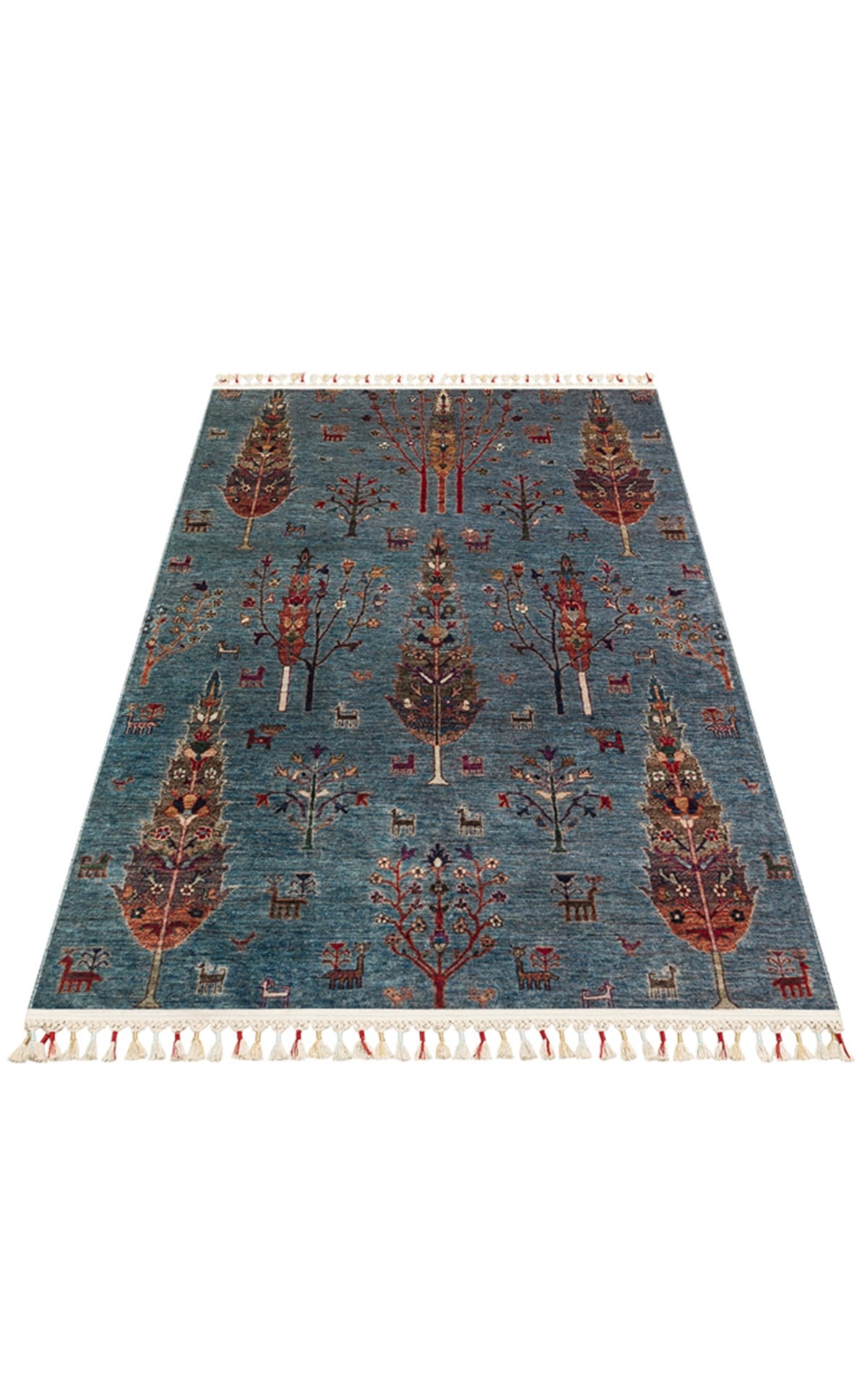 Kadim Aqua KDM09 Antik Desenlere Sahip Makinede Yıkanabilir Vintage Salon Oturma odası Koridor Mutfak Halısı