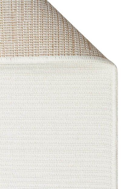 Vera Jute LN 02 WHITE Jüt Dokulu Hav Toz Vermeyen Leke Tutmaz Halı