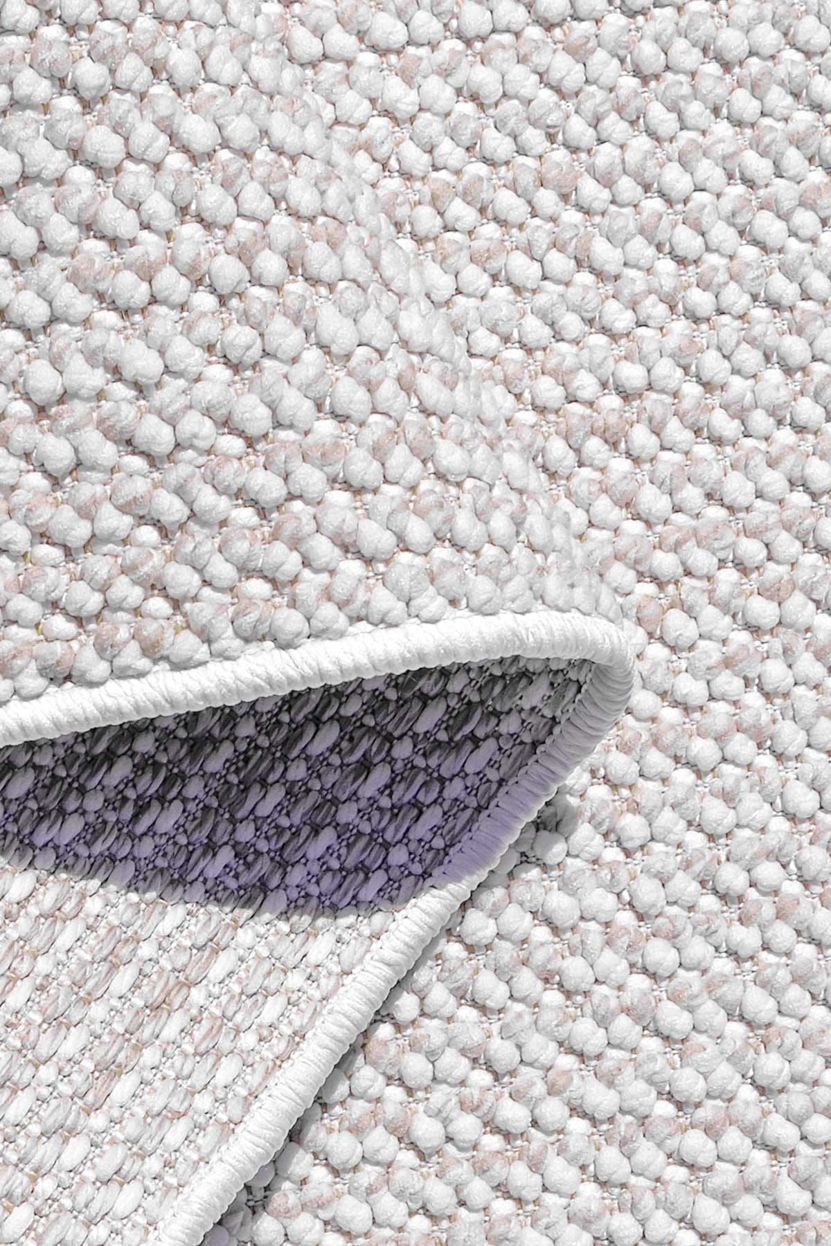 Skyet SKT0406 Beige Bukle Dokuma Minimalist İskandinav Halı
