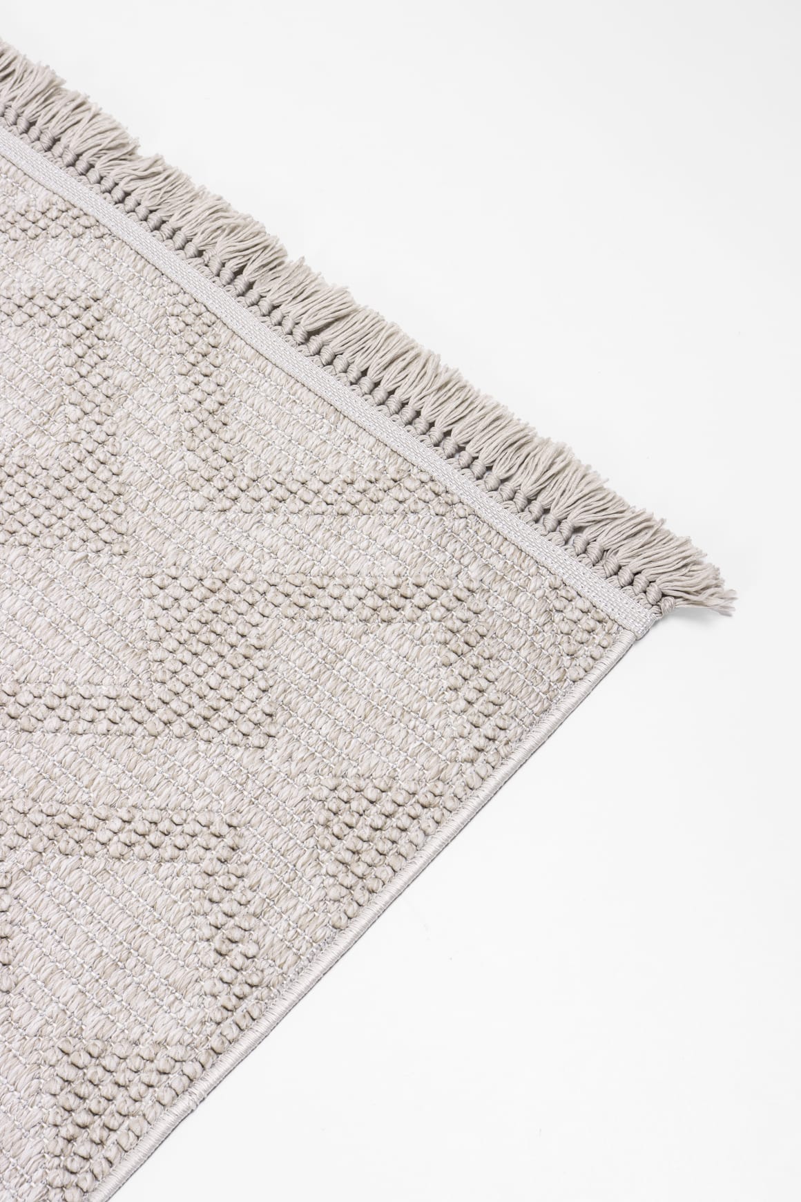 Skyet SKT0306 Beige Bukle Dokuma Minimalist İskandinav Halı