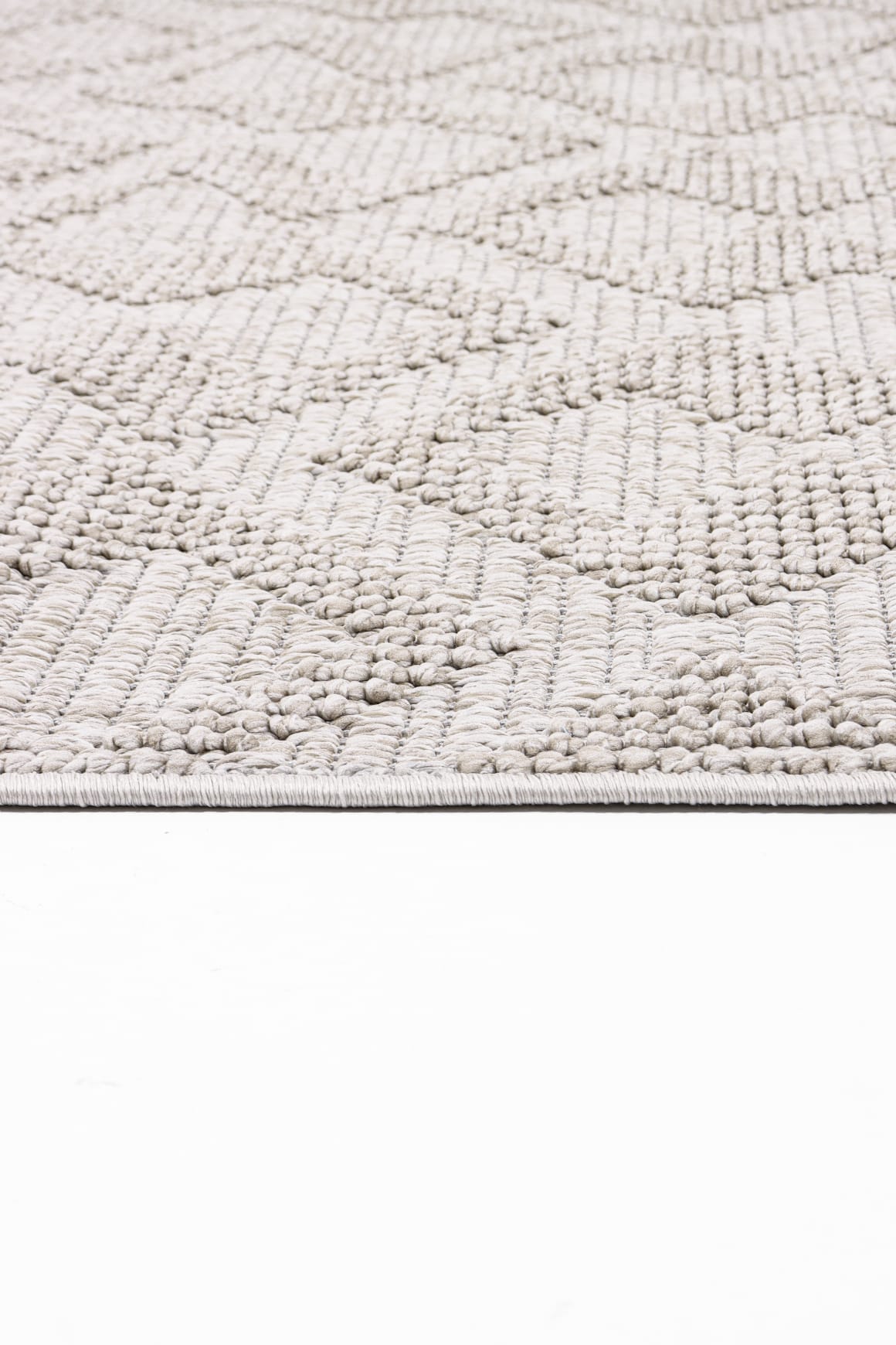Skyet SKT0306 Beige Bukle Dokuma Minimalist İskandinav Halı