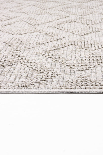 Skyet SKT0306 Beige Bukle Dokuma Minimalist İskandinav Halı