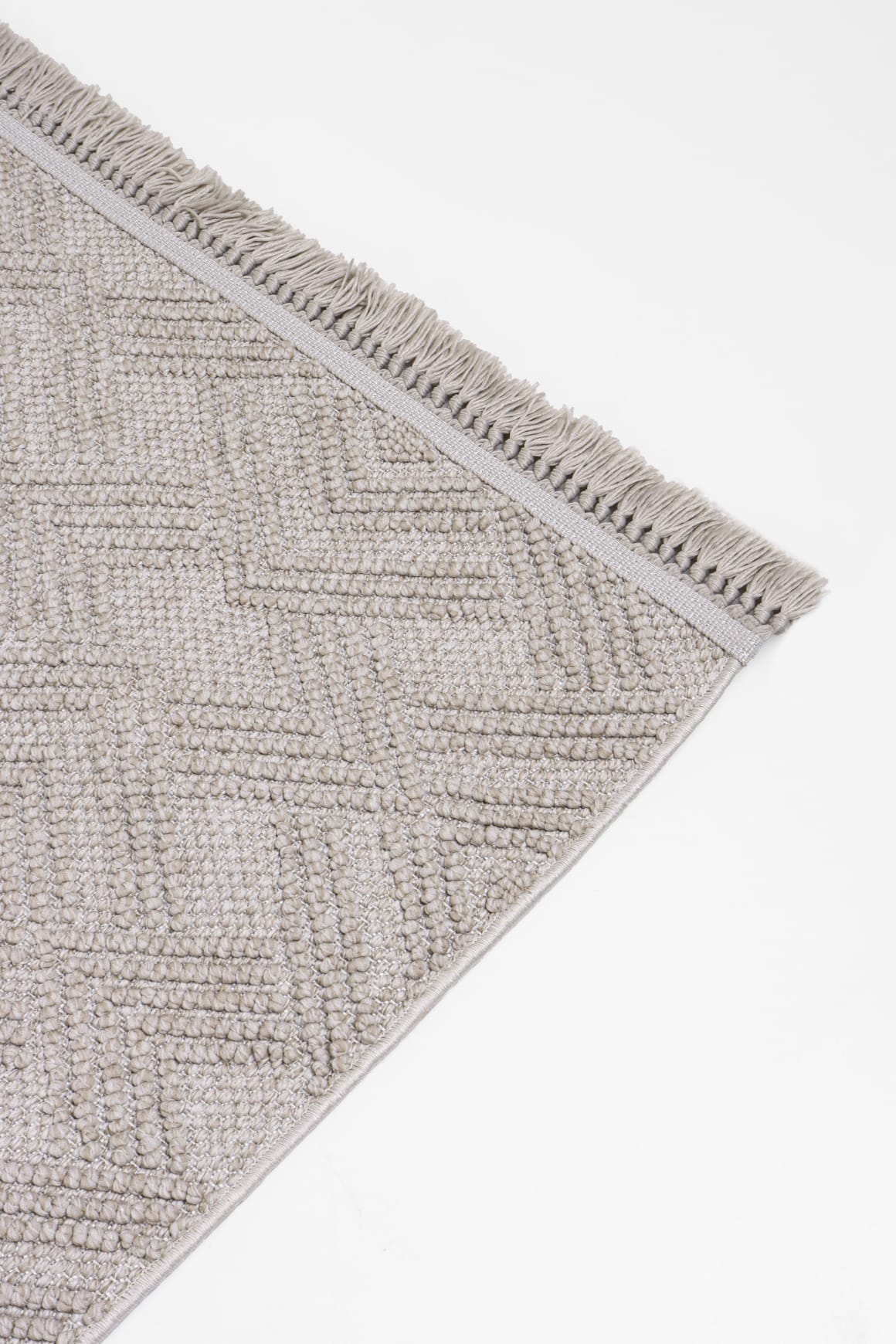 Skyet SKT0206 Beige Bukle Dokuma Minimalist İskandinav Halı