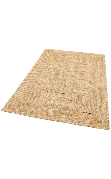 Jütte Natural 06 Çift Taraflı Jüt Halı