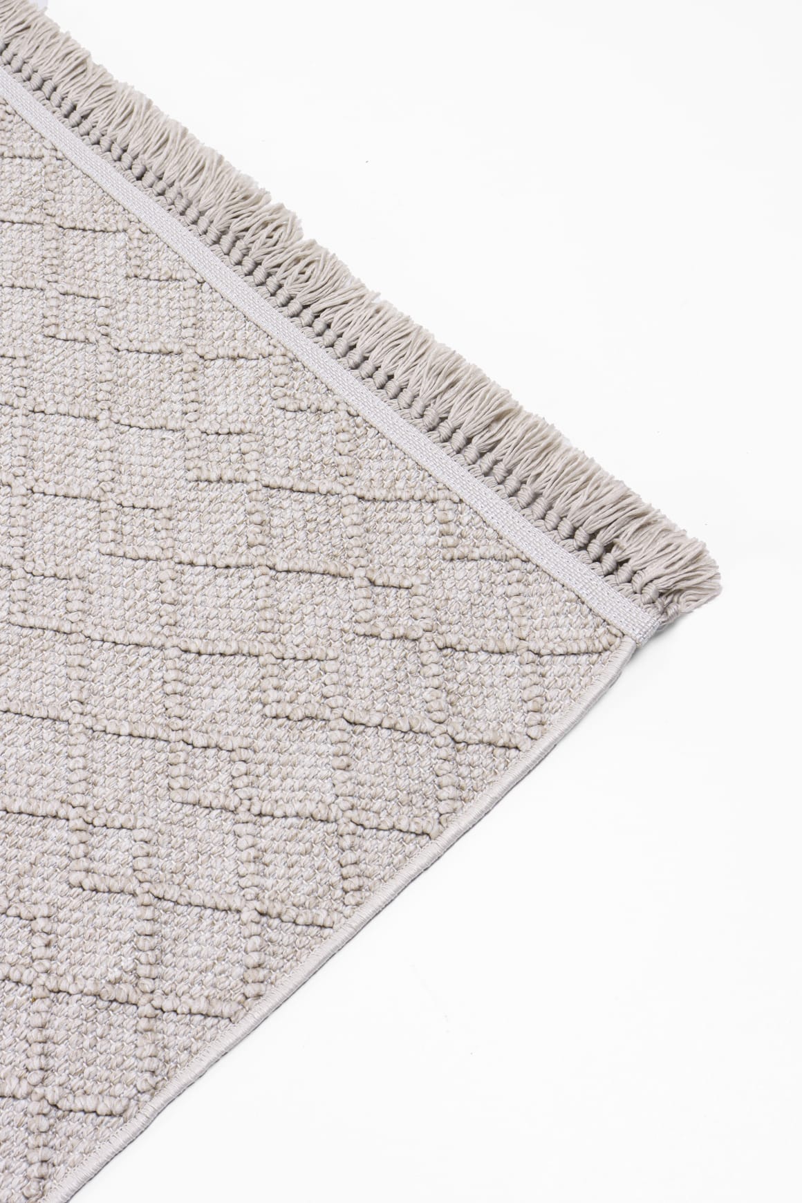 Skyet SKT0106 Beige Bukle Dokuma Minimalist İskandinav Halı