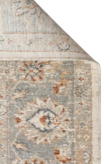 Varak Cream Grey XW VRK04 Desenlere Sahip Makinede Yıkanabilir Vintage Salon Oturma odası Koridor Mutfak Halısı