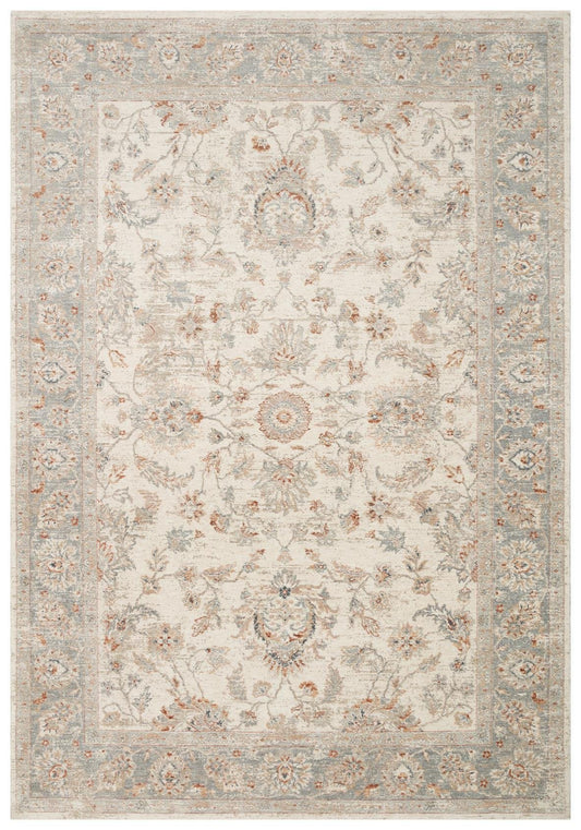 Varak Cream Grey XW VRK04 Desenlere Sahip Makinede Yıkanabilir Vintage Salon Oturma odası Koridor Mutfak Halısı