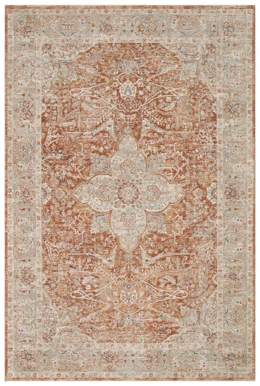 Varak Terra XW VRK05 Desenlere Sahip Makinede Yıkanabilir Vintage Salon Oturma odası Koridor Mutfak Halısı