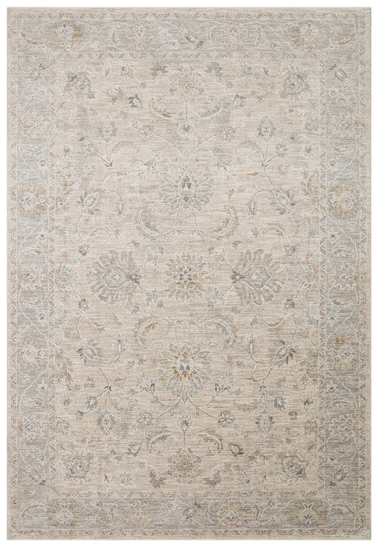 Varak L.Grey XW VRK06 Desenlere Sahip Makinede Yıkanabilir Vintage Salon Oturma odası Koridor Mutfak Halısı