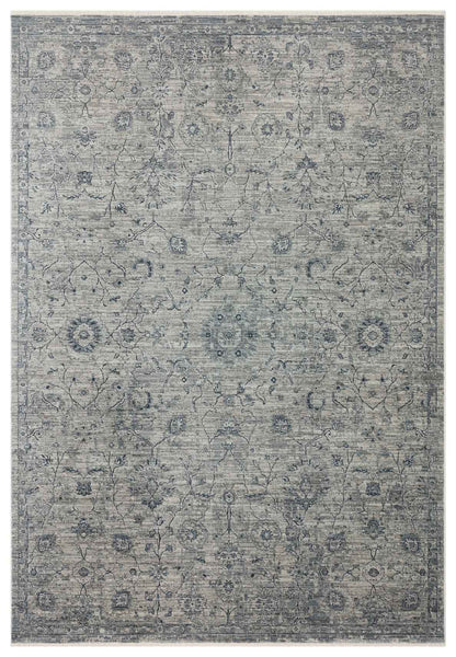 Depaca DP01 Mavi Vintage Salon Oturma Odası Halısı detay