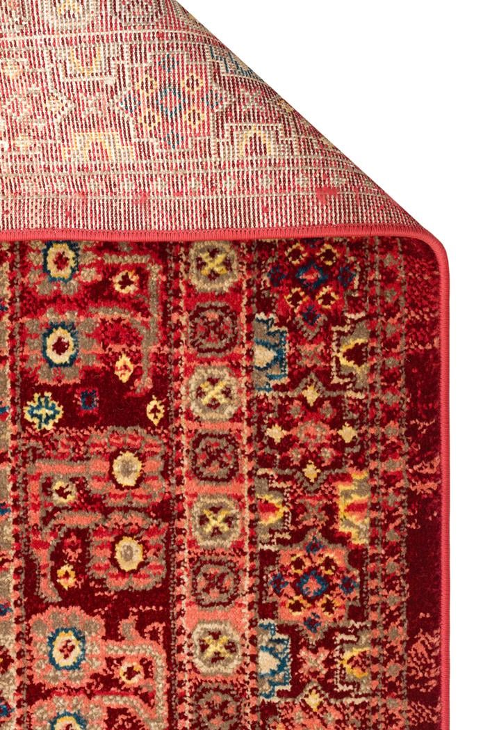 Nostalji NST05 Kırmızı Vintage Salon Oturma odası Koridor Mutfak Halısı