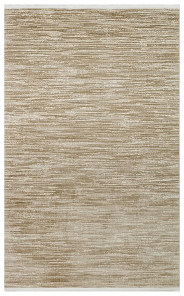 Doku Plain Beige Eskitme Desenli Salon Koridor Mutfak Halısı