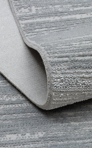 Doku Plain Grey Eskitme Desenli Salon Koridor Mutfak Halısı