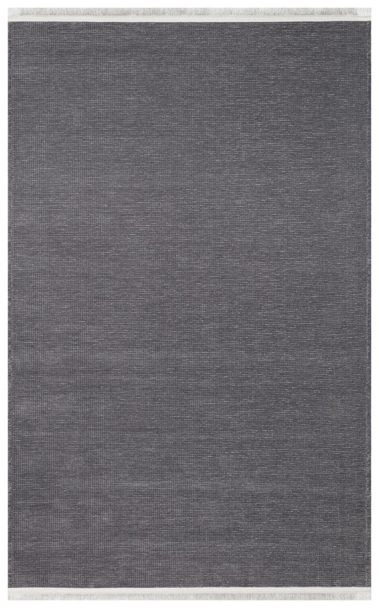 Yuna Kilim YUN01 Antrasit Makinede Yıkanabilir Salon Oturma odası Koridor Mutfak Halısı