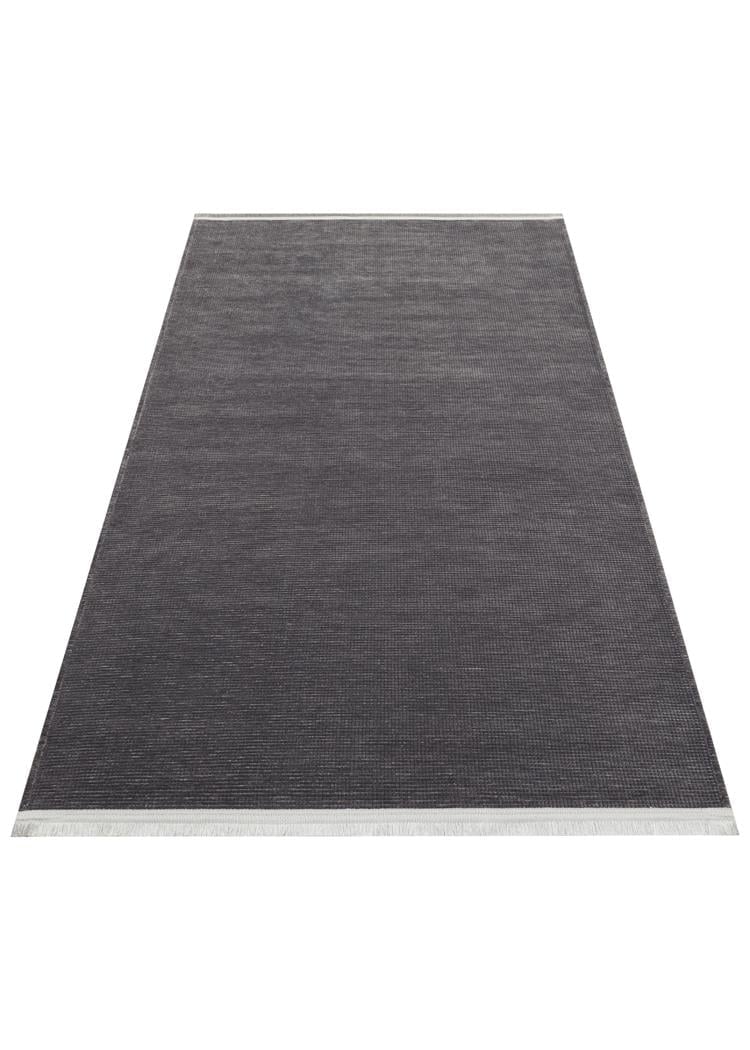 Yuna Kilim YUN01 Antrasit Makinede Yıkanabilir Salon Oturma odası Koridor Mutfak Halısı