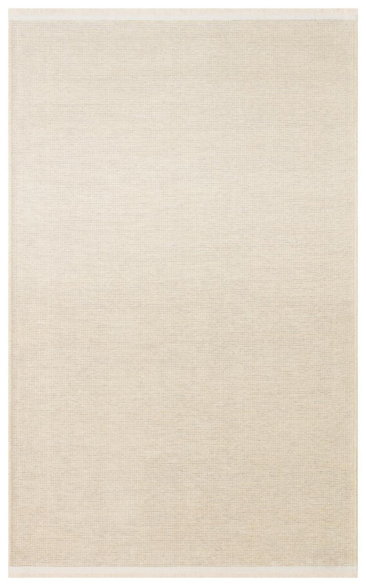 Yuna Kilim YUN01 Beige Makinede Yıkanabilir Salon Oturma odası Koridor Mutfak Halısı