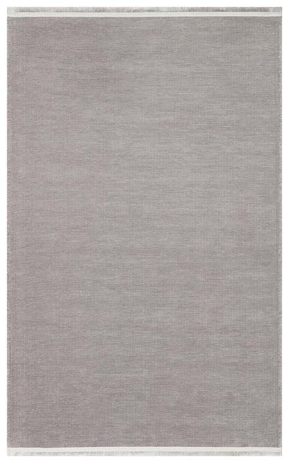 Yuna Kilim YUN01 Grey Makinede Yıkanabilir Salon Oturma odası Koridor Mutfak Halısı