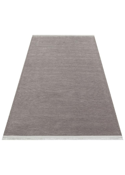 Yuna Kilim YUN01 Grey Makinede Yıkanabilir Salon Oturma odası Koridor Mutfak Halısı