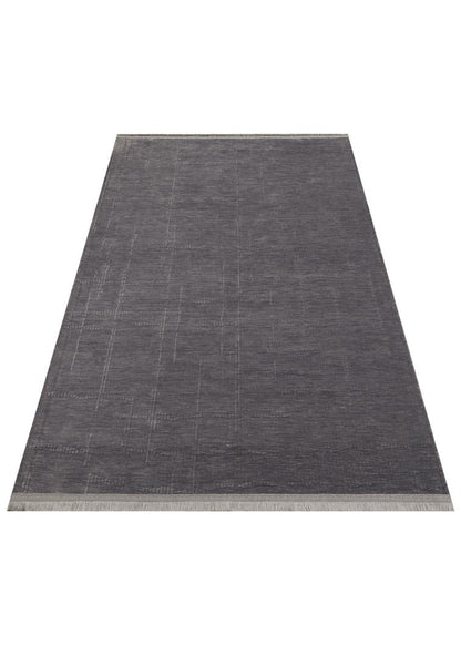 Yuna Kilim YUN02 Antrasit Makinede Yıkanabilir Salon Oturma odası Koridor Mutfak Halısı