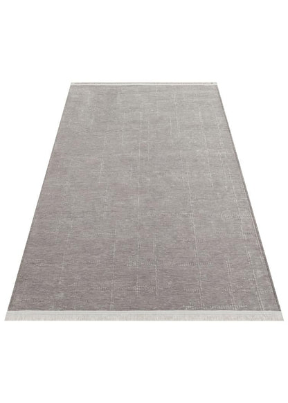 Yuna Kilim YUN02 Grey Makinede Yıkanabilir Salon Oturma odası Koridor Mutfak Halısı