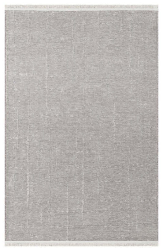 Yuna Kilim YUN02 Grey Makinede Yıkanabilir Salon Oturma odası Koridor Mutfak Halısı