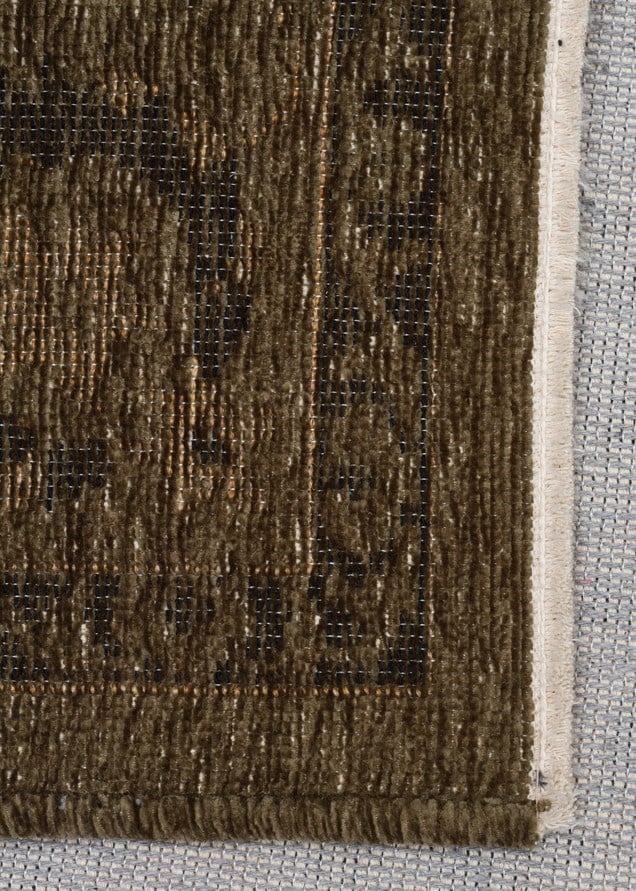 Yuna Kilim XW YUN03 Green Makinede Yıkanabilir Salon Oturma odası Koridor Mutfak Halısı