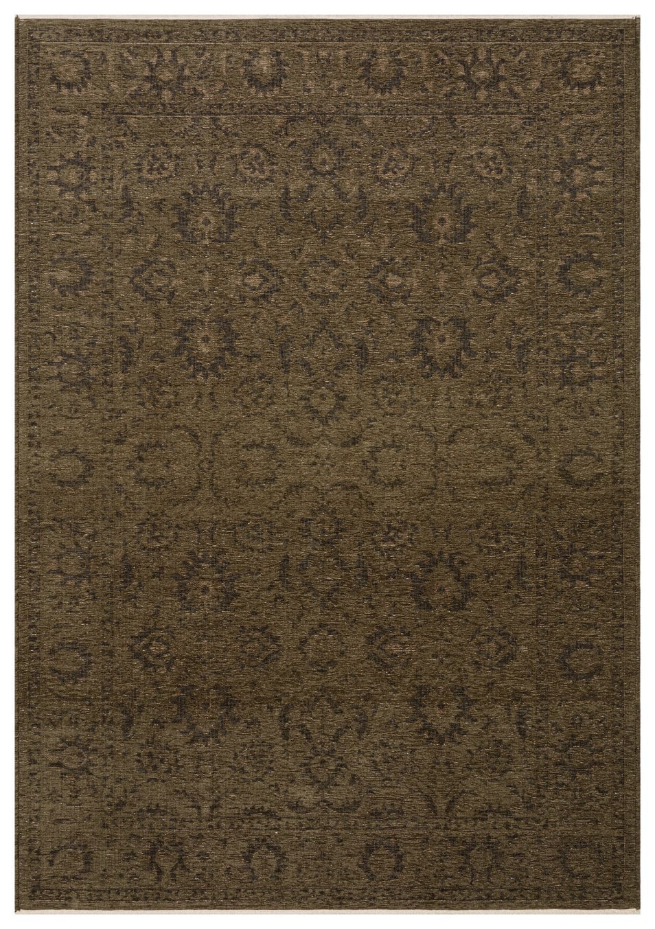 Yuna Kilim XW YUN03 Green Makinede Yıkanabilir Salon Oturma odası Koridor Mutfak Halısı