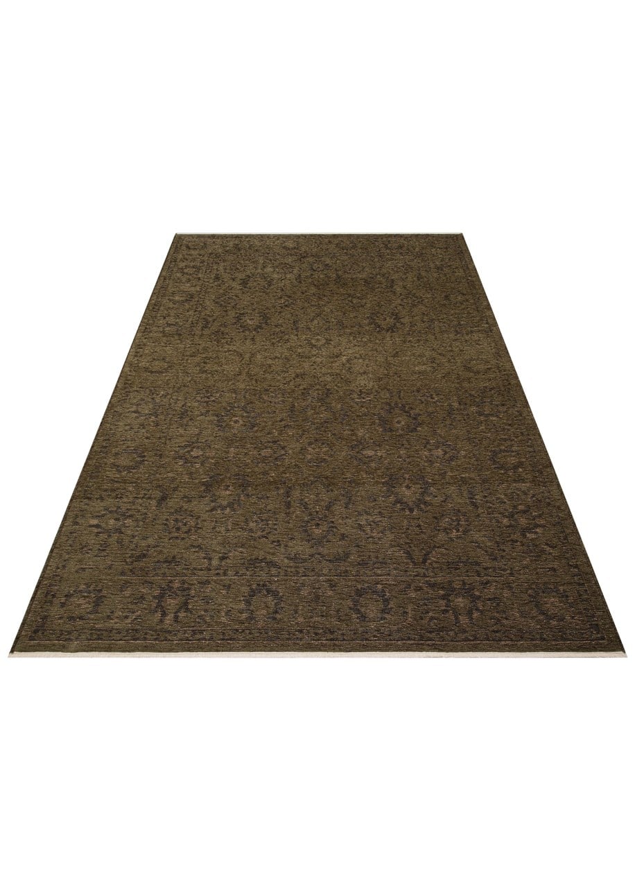 Yuna Kilim XW YUN03 Green Makinede Yıkanabilir Salon Oturma odası Koridor Mutfak Halısı