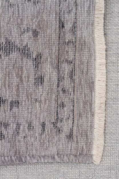 Yuna Kilim XW YUN03 Grey Makinede Yıkanabilir Salon Oturma odası Koridor Mutfak Halısı