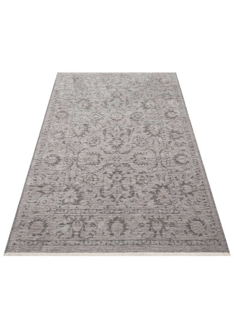 Yuna Kilim XW YUN03 Grey Makinede Yıkanabilir Salon Oturma odası Koridor Mutfak Halısı