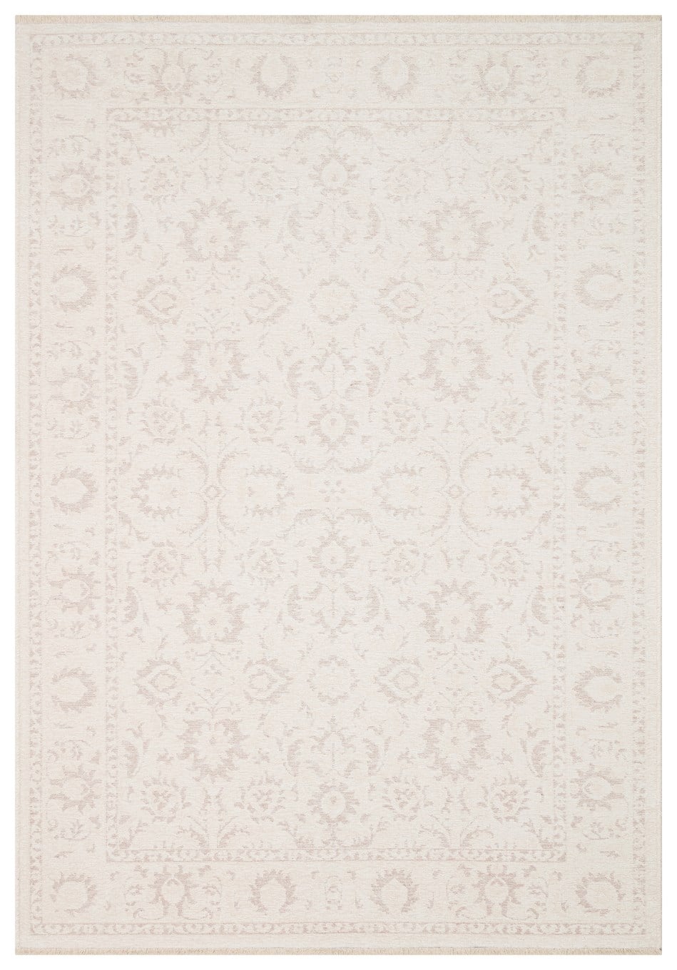 Yuna Kilim XW YUN03 White Makinede Yıkanabilir Salon Oturma odası Koridor Mutfak Halısı