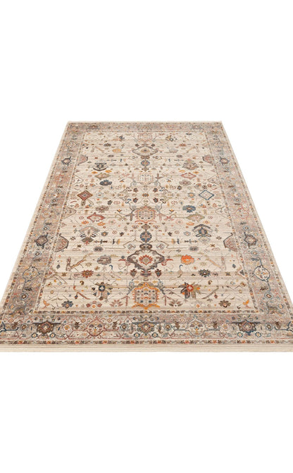 Pietra Cream Grey PTA01 Desenlere Sahip Vintage Salon Oturma odası Koridor Mutfak Halısı