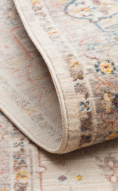 Pietra Cream Grey PTA01 Desenlere Sahip Vintage Salon Oturma odası Koridor Mutfak Halısı