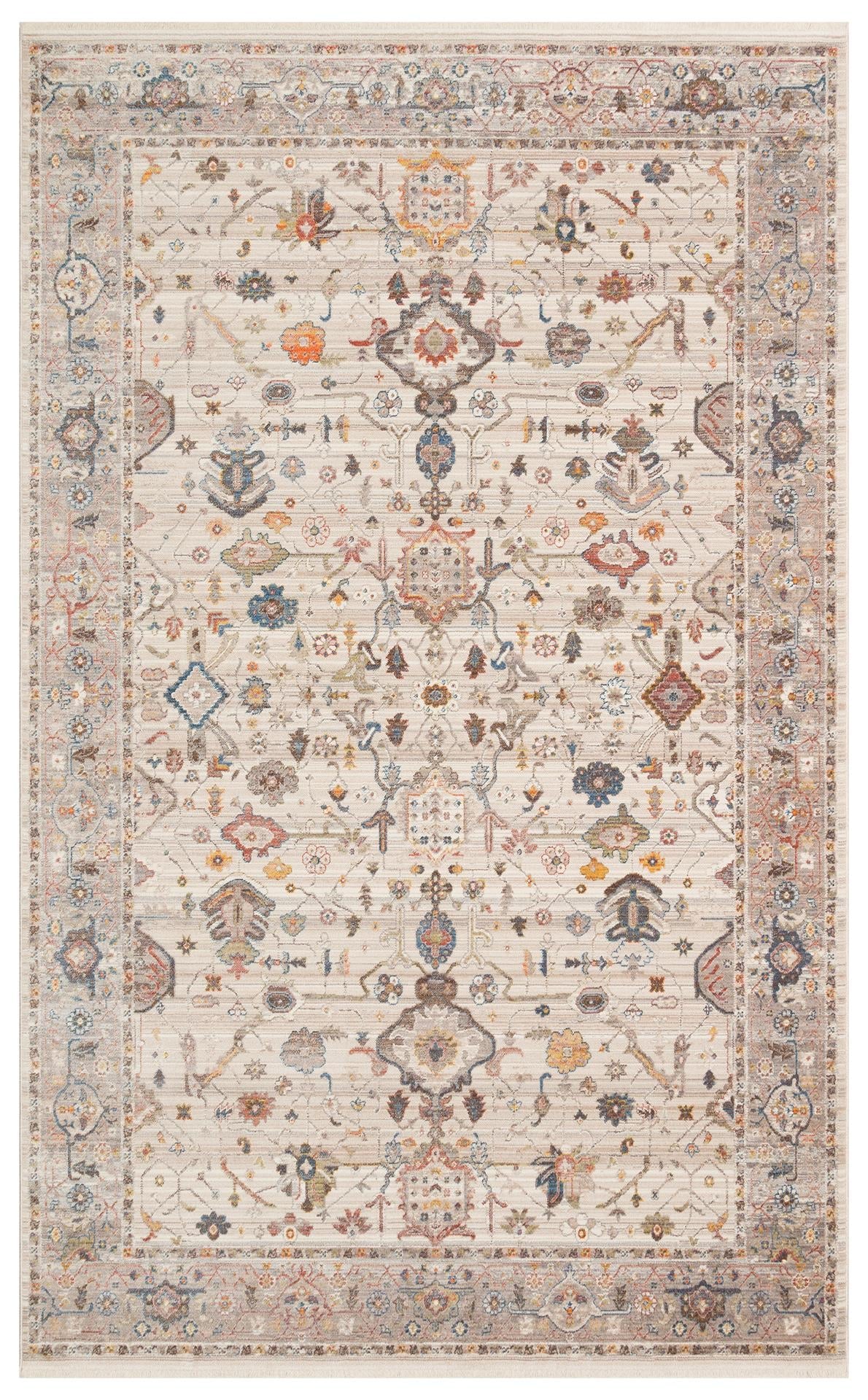 Pietra Cream Grey PTA01 Desenlere Sahip Vintage Salon Oturma odası Koridor Mutfak Halısı