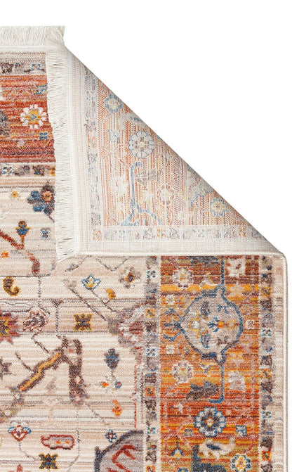 Pietra Cream Terra PTA01 Desenlere Sahip Vintage Salon Oturma odası Koridor Mutfak Halısı